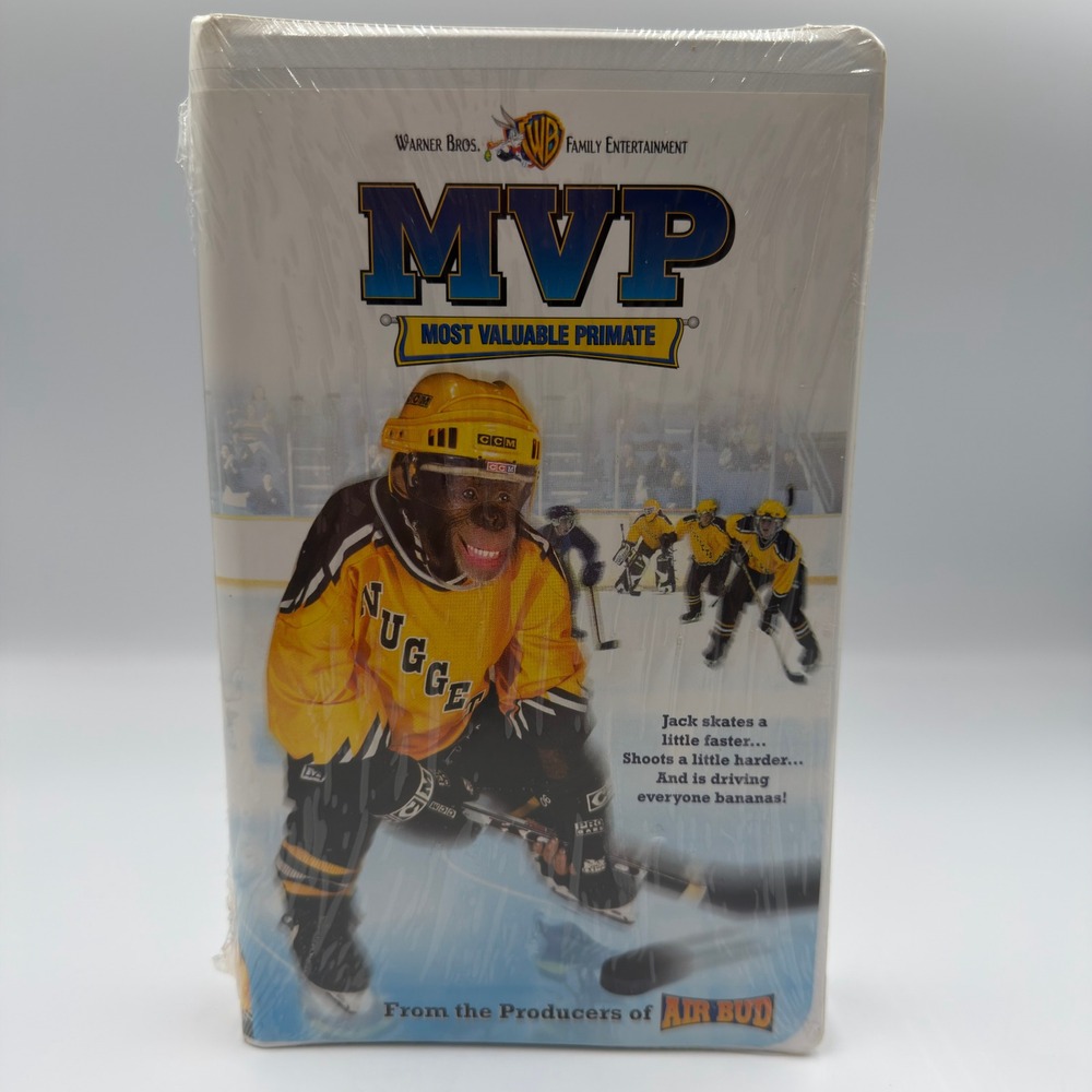 MVP Most Valuable Primate VHS Video Warner Bros Factory Sealed Watermarks